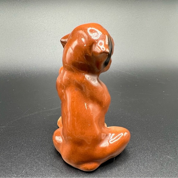 Vintage Porcelain Boxer Dog Figurine 3” Hand Painted - Picture 3 of 11